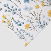 Minimale Zachte Kleurrijke Tuin Wildbloemenkwekeri Tissuepapier (Detail)