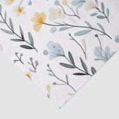 Minimale Zachte Kleurrijke Tuin Wildbloemenkwekeri Tissuepapier (Detail)