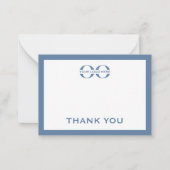 Minimale zakelijke Logo Hartelijk dank voor uw cre Notitiekaartje (Voorkant)