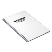 Minimale zakelijke Logo hier-laptop Notitieboek (Rechterzijde)