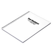 Minimale zakelijke Logo hier-laptop Notitieboek (Linkerzijde)