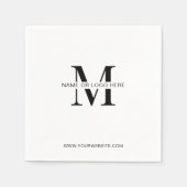 Minimale zakelijke Logo voor evenementen voor bedr Servet (Voorkant)