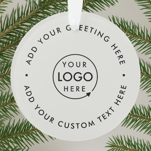 Minimale zakelijke Logo voor professionele kerst Ornament