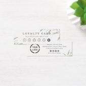 Minimale zakelijke loyaliteitskaart voor griekse l mini visitekaartjes (Bureau)