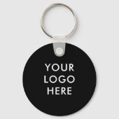 Minimale zakelijke QR-code aangepaste Sleutelhange Sleutelhanger (Voorkant)