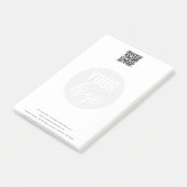 Minimale zakelijke QR-code Post-it® Notes (Schuin)