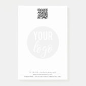 Minimale zakelijke QR-code Post-it® Notes (Voorkant)