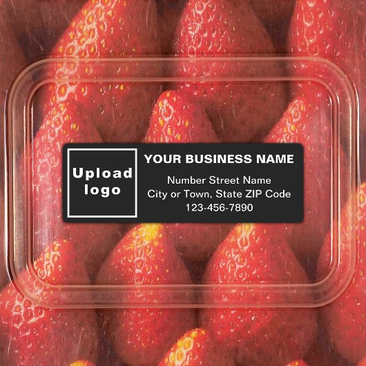 Minimale zakelijke teksten op kleefmiddel uit de z labels