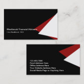 Minimale zakelijke Visitekaartjes (Voorkant / Achterkant)