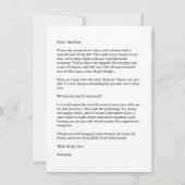 Minimale Zal Je Mijn Bruidsmeisje Zijn Foto Kaart (Achterkant)