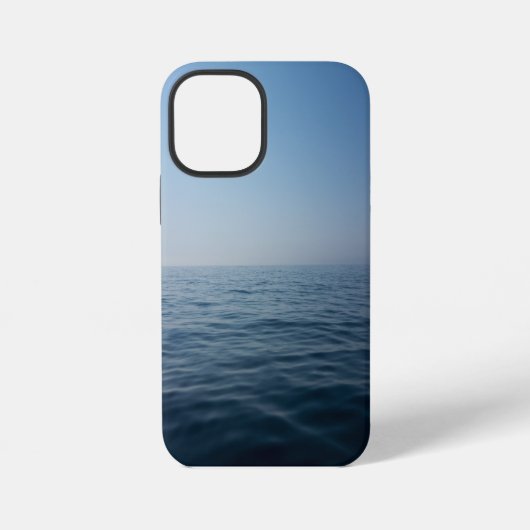 Minimale Zeezicht iPhone Hoesje (Achterkant)