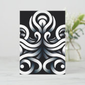 Minimale Zen Heilige Geometrische Mandala Abstract Aankondiging (Staand voorkant)