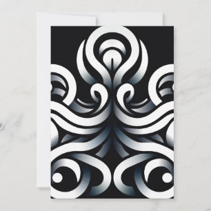 Minimale Zen Heilige Geometrische Mandala Abstract Feestdagenkaart