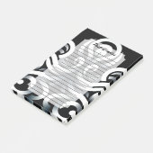 Minimale Zen Heilige Geometrische Mandala Abstract Post-it® Notes (Schuin)