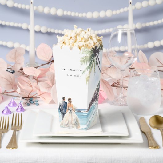 Minimale zomervakantiebestemming bedankdoosjes (Huwelijk)