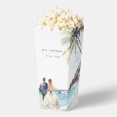 Minimale zomervakantiebestemming bedankdoosjes (Popped)