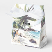 Minimale zomervakantiebestemming bedankdoosjes (Voorkant Zijde)