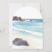 Minimale zomervakantiebestemming kaart (Achterkant)