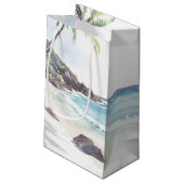 Minimale zomervakantiebestemming klein cadeauzakje (Achterkant Gekanteld)