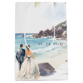 Minimale zomervakantiebestemming medium cadeauzakje (Voorkant)