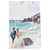 Minimale zomervakantiebestemming medium cadeauzakje (Voorkant)