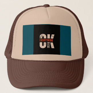 Minimale zon en golven Trucker pet