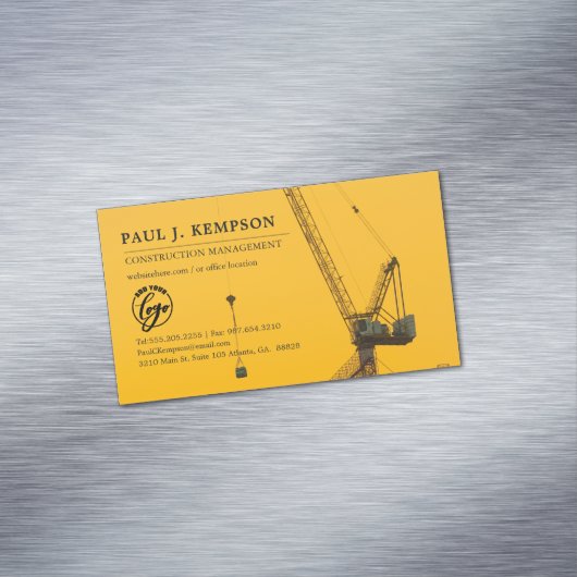 Minimale zonnekraan | magnetisch visitekaartje (Voorbeeld)