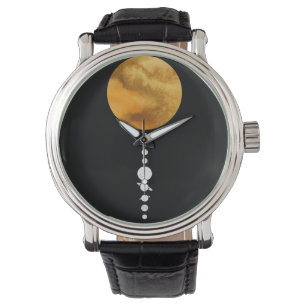 Minimale zonnesysteem horloge