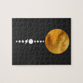 Minimale zonnesysteem legpuzzel (Horizontaal)