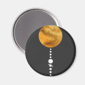 Minimale zonnesysteem magneet (Voorkant / Achterkant)