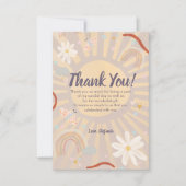 Minimale zonroze verjaardag Dank u wel! Kaart (Voorkant)