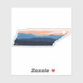 Minimale zonsondergang Tennessee Sticker (Vel)