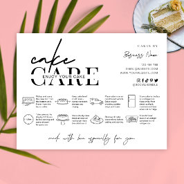 Minimale zorginstructies - Hartelijk dank voor uw Bedankkaart