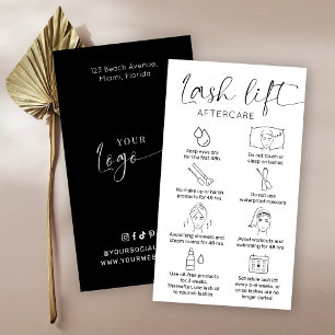 Minimale zoutoplossing: Eyelash Lift & Tint After Visitekaartje