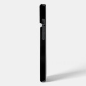 Minimale zwart-wit bloemen Case-Mate iPhone case (Achterkant / Links)