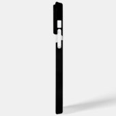 Minimale zwart-wit bloemen Case-Mate iPhone case (Achterkant / Links)