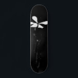 Minimale zwart-wit bloemen persoonlijk skateboard<br><div class="desc">https://www.zazzle.com/minimal_black_and_white_floral_paper_cups-256053644328827537</div>