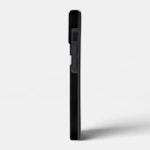 minimale zwart-wit bloemmotief Case-Mate iPhone case (Achterkant / Links)