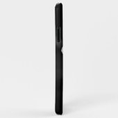 minimale zwart-wit bloemmotief Case-Mate iPhone case (Achterkant/rechts)