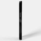 minimale zwart-wit bloemmotief iPhone hoesje (Rechterkant)