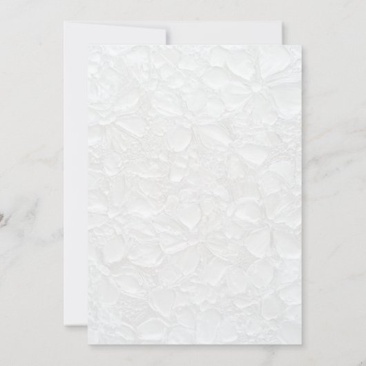 Minimale zwart-wit bruiloft kaart (Achterkant)