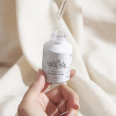 Minimale zwart-wit Wildflowers Product Label
