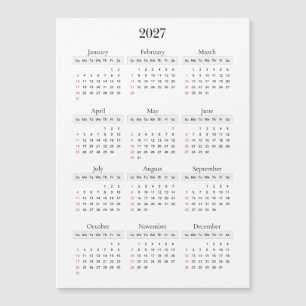 Minimale Zwarte 2027 Agenda Elke achtergrondkleu