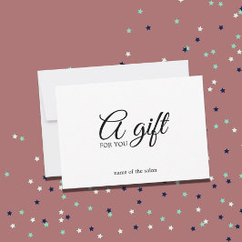 Minimale zwarte bruine elegante schoonheid