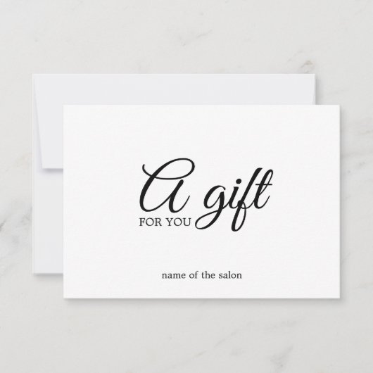 Minimale zwarte bruine elegante schoonheid (Voorkant)