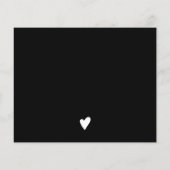 Minimale zwarte en witte bestelling bedankt uw bud (Achterkant)