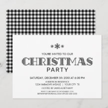 Minimale zwarte en witte buffels met kerstmis