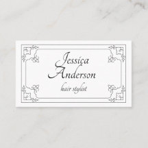 Minimale zwarte en witte eenvoudige haarkleur