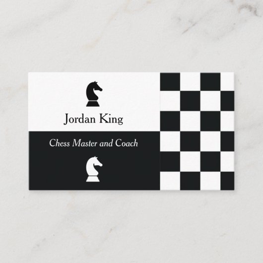 Minimale zwarte en witte gebarsten kaas visitekaartje (Voorkant)