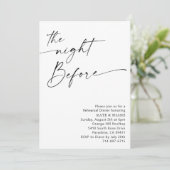 Minimale zwarte en witte repetitie kaart (Staand voorkant)